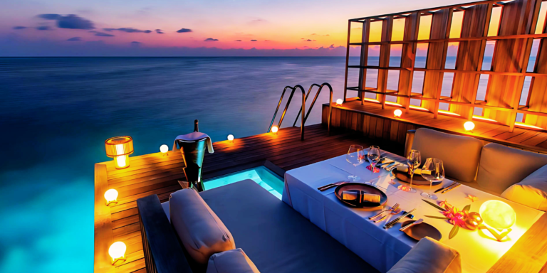 Maldives Resorts dinner